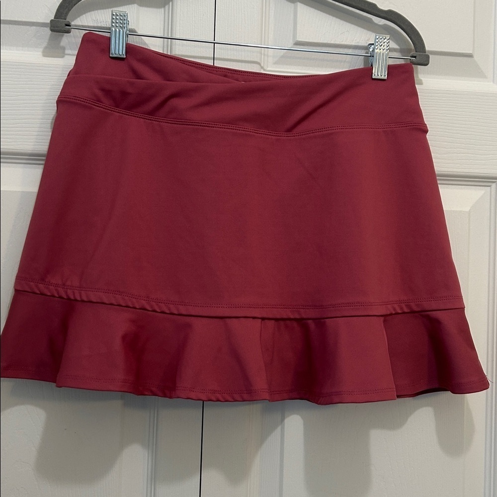 Sincerely Jules Red Mini Skirt Gulf and Tennis Women Size Medium. - Picture 8 of 8